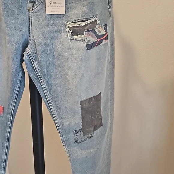 SCOTCH & SODA | The Dean Tapered Fit Premium Hemp-Blended Jeans | Men's … - Picture 3 of 5